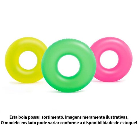 Boia Infantil Inflável - Boia Neon - Sortida - Intex