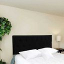 Ver imagem 2 de Cabeceira Queen Luna Suede Liso Preto 160 x 80 RBL