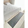 Tapete Passadeira Quarto Sala Parquet Cinza 0,50 X 3,00 M - 1