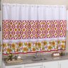 Cortina para Cozinha Cook 2,40m x 1,40m Gorgurinho Estampdo - Girassol - 1