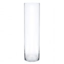 Ver imagem 1 de Vaso Vidro Cilindro Grande Comprido 40x14cm Transparente