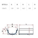 Ver imagem 3 de calha de piso reforçada cinza 13x50x7,5cm dn130 tigre