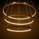 Ver imagem 4 de Lustre Pendente Moderno Anéis LED 89W 3 Arco Cobre St517