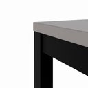 Ver imagem 6 de Mesa Cozinha e Refeitório 180cm x 90cm Pés Metal com 2 Bancos F5 Office Cor:Cinza Sagrado com