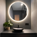 Ver imagem 2 de Espelho Redondo com Led Branco Quente - 3000k - 60x60 Cm