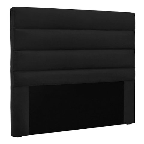 Cabeceira King 1,95m Las Palmas Suede Preto - Pallazio