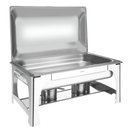 Ver imagem 1 de Rechaud Tramontina Aço Inox Retangular Cuba Gn 1/1 9l com Fogareiro