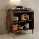 Ver imagem 3 de Balcão Cooktop 4 Bocas Sevilha Ypê - Kaiki Móveis