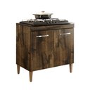Ver imagem 1 de Balcão Cooktop 4 Bocas Sevilha Ypê - Kaiki Móveis