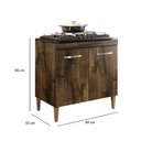 Ver imagem 4 de Balcão Cooktop 4 Bocas Sevilha Ypê - Kaiki Móveis