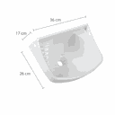 Ver imagem 2 de Pia Lavatório Banheiro Plástico 4,8l Branca | Astra