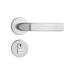 Fechadura Copa Roseta Redonda Cromo Acetinado Externa 962-80E - Pado - 54019100 - 1