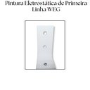 Ver imagem 6 de Kit 3 Cantoneiras Embutidas Formato L Estilo Moderno 10cm Mão Francesa para Prateleira Branco