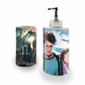 Kit Banheiro Saboneteira + Porta Escovas Porcelana Harry Potter 400ml (BD01) - 1
