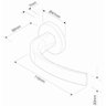 Fechadura Zamac 40mm Interna Copa Ros 962/80I Cra Pado - 2