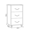 Ver imagem 3 de Gaveteiro Steel Preto para Escritório e Home Office com Design Moderno e Espaço para Organização
