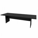Ver imagem 5 de Conjunto Mesa de Reunião 250x90cm com Painel TV MDF Preto