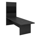 Ver imagem 2 de Conjunto Mesa de Reunião 250x90cm com Painel TV MDF Preto