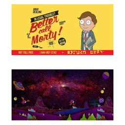 Kit Banheiro Saboneteira + Porta Escovas Porcelana Rick and Morty 400ml (BD02) - 2 Kit Banheiro Saboneteira + Porta Escovas Porcelana Rick and Morty 400ml (BD02) - 2
