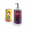 Kit Banheiro Saboneteira + Porta Escovas Porcelana Rick and Morty 400ml (BD02) - 1