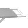 Tábua / Mesa de Passar Dobrável de Aço com Descanso para Ferro, Pés Antiderrapantes, Regulagem de Al - 4