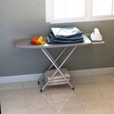 Ver imagem 6 de Tábua / Mesa de Passar Dobrável de Aço com Descanso para Ferro, Pés Antiderrapantes, Regulagem de Al