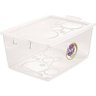 Organizador 30L com Tampa e Trava Bel Ordene Transparente - 1