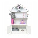 Ver imagem 3 de Casinha Organizadora Infantil Ariele 100% Mdf (brinquedoteca Menina Livros Brinquedos) Woodcore