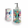 Kit Banheiro Saboneteira + Porta Escovas Porcelana Mickey Minnie Disney 400ml (BD02) - 1