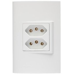 Tomada 4X2 Vivace 2P+T Duplex 20A 5UB99351 Siemens - 1 Tomada 4X2 Vivace 2P+T Duplex 20A 5UB99351 Siemens - 1