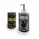 Ver imagem 1 de Kit Banheiro Saboneteira + Porta Escovas Porcelana Nirvana 400ml (BD01)