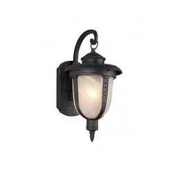 ARANDELA CLASSICA TOULOUSE PRETA 1E27 16,5X31CM - 1