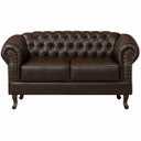 Ver imagem 3 de Namoradeira Chesterfield Duque 2 Lugares em Corano Café