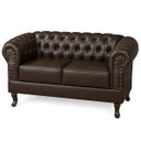 Ver imagem 2 de Namoradeira Chesterfield Duque 2 Lugares em Corano Café