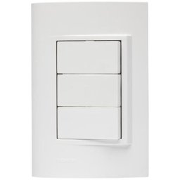 Interruptor 4X2 Vivace 3 T Simples 5TA99351 Siemens - 1 Interruptor 4X2 Vivace 3 T Simples 5TA99351 Siemens - 1