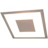 Plafon Luz Indireta LED Embutir Quadrado 8W 35x35cm 3000K Piuluce - 1