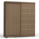 Ver imagem 1 de Guarda-Roupa Solteiro com Espelho 2 Portas de Correr B572 Kappesberg