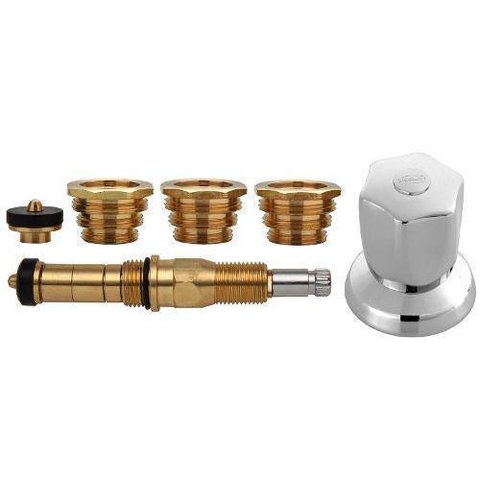 Kit Fácil Salva Registro 10 em 1 com Acabamento C-50 Blukit Dourado
