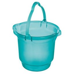 Balde plástico 15l turquesa cód.5554 - 1