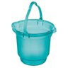 Balde plástico 15l turquesa cód.5554 - 1