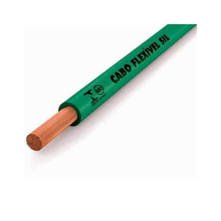 Cabo Flexível 2,5mm 100 Metros Sil Verde - 750V