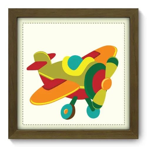 Quadro Decorativo - Aviãozinho - 021qdbm - 1