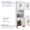 Ver imagem 7 de Cozinha Completa 5 Peças 14 Portas 3 Gavetas com Fruteira Lorena