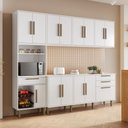 Ver imagem 1 de Cozinha Completa 5 Peças 14 Portas 3 Gavetas com Fruteira Lorena