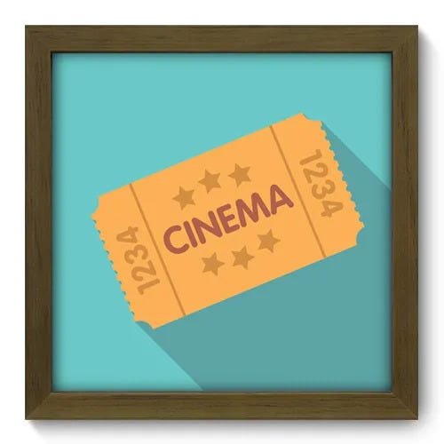 Quadro Decorativo - Ticket - 033qdhm - 1