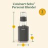 Cuisinart Soho™ Liquidificador Pessoal Preto com Copo 700ml - 5