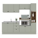 Ver imagem 5 de Cozinha com Rodapé 5 Peças Rubi Yescasa Verde/Oliva