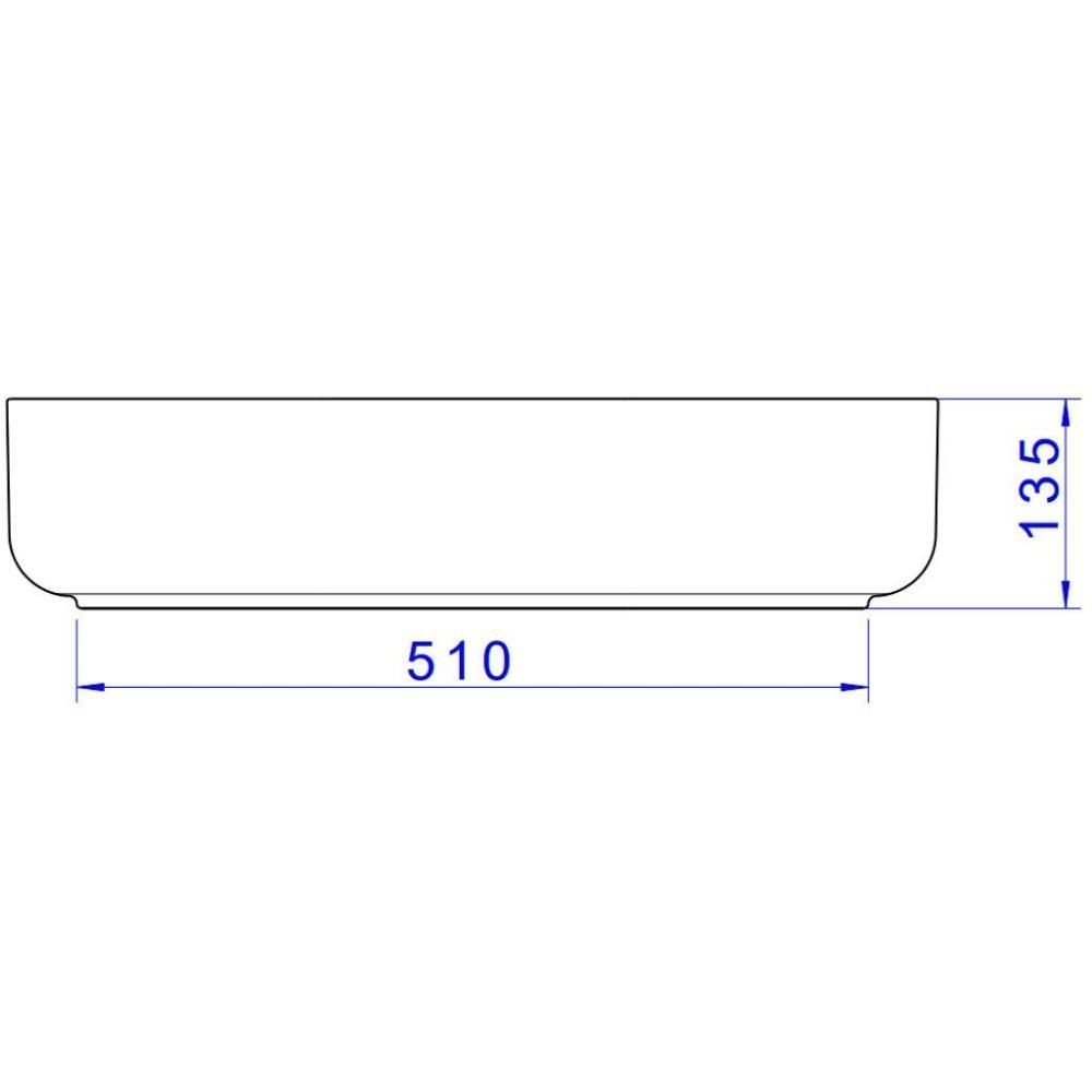 Cuba de Apoio Deca Oval com Mesa Branco 60cm - 5