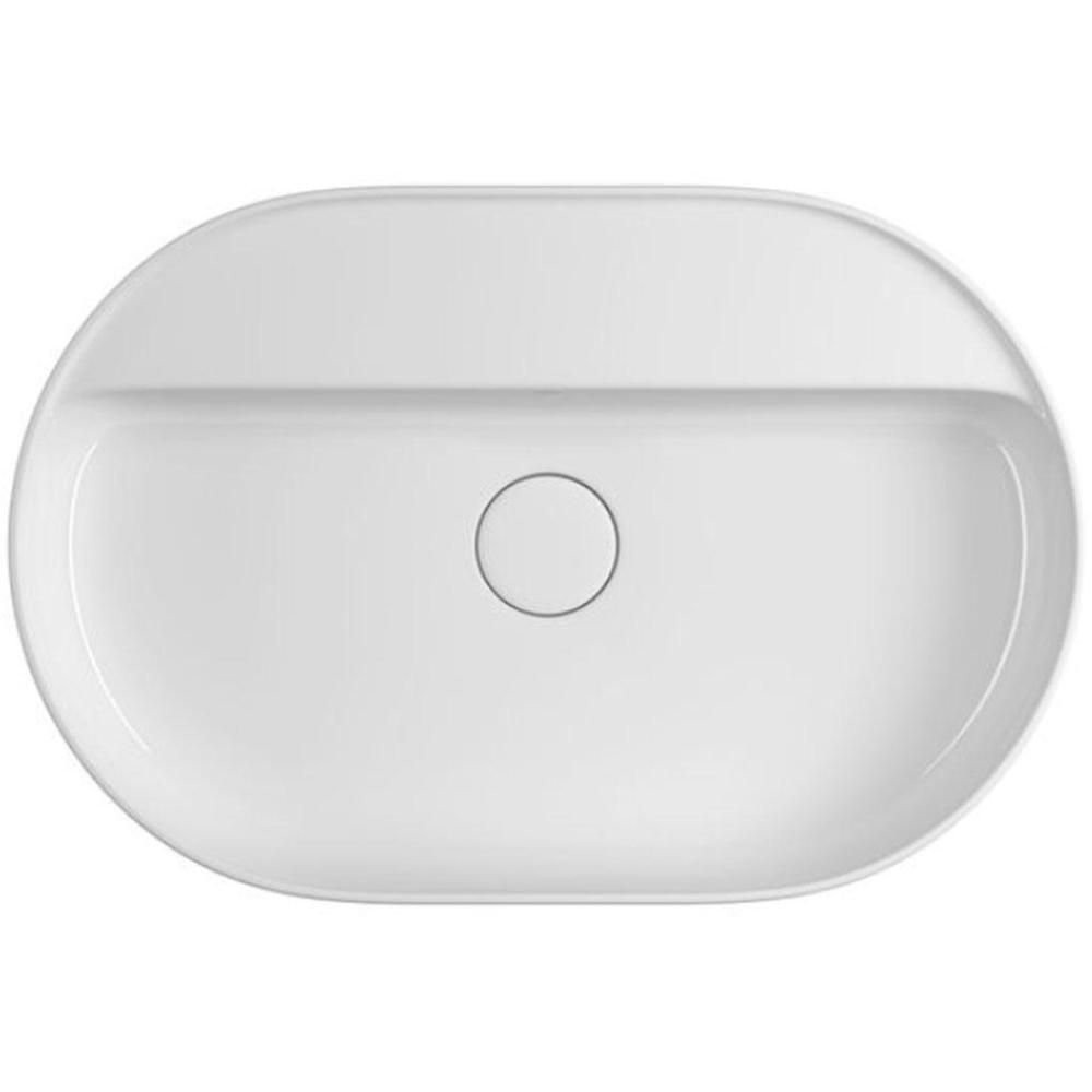 Cuba de Apoio Deca Oval com Mesa Branco 60cm - 3
