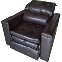 Ver imagem 5 de Poltrona do Papai Retrátil Reclinável Tecido Sintético Conforto Larbelle - Marrom